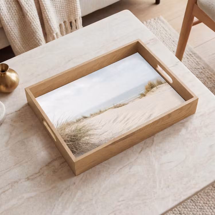 Tablett - Wolken - Dünenlandschaft - Sand — 2