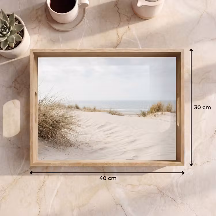 Tablett - Wolken - Dünenlandschaft - Sand — 7