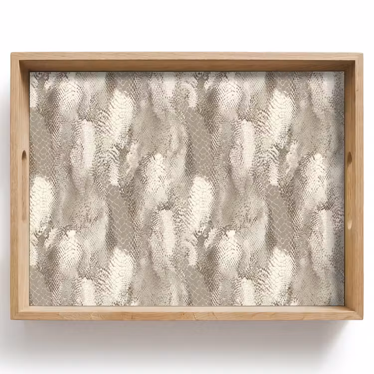 Tablett - Schlange - Textur - Sand — 1