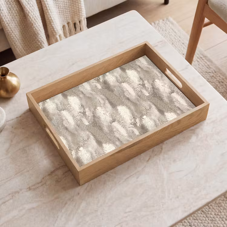 Tablett - Schlange - Textur - Sand — 2