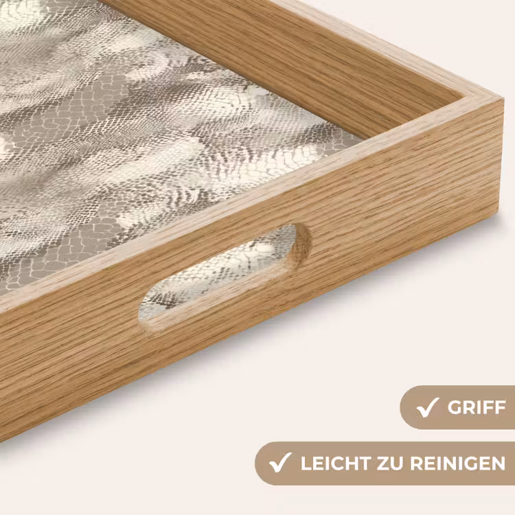 Tablett - Schlange - Textur - Sand — 8