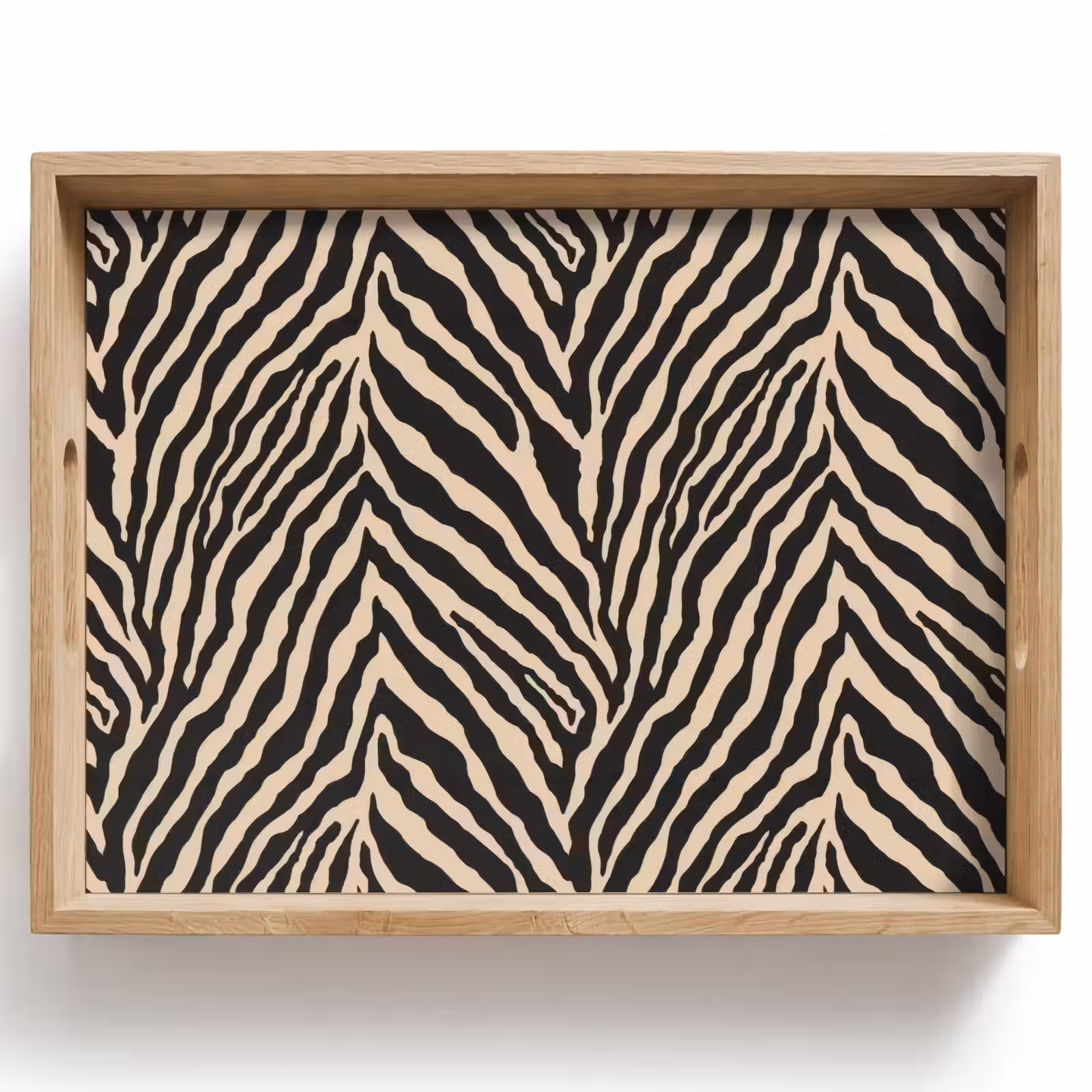 Tablett - Zebra - Klassisch - Schwarz — 1