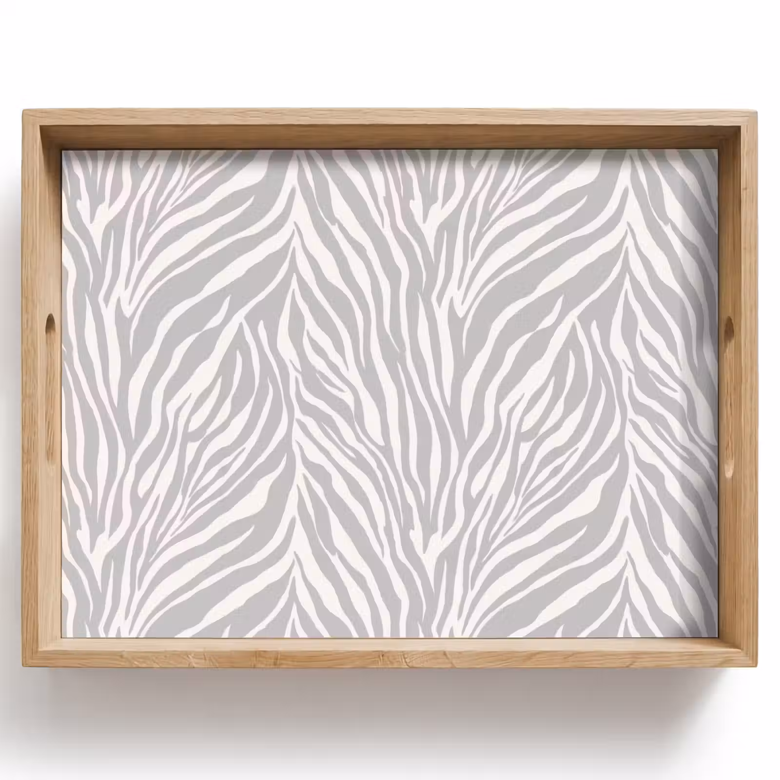 Tablett - Zebra - Motiv - Grau — 1
