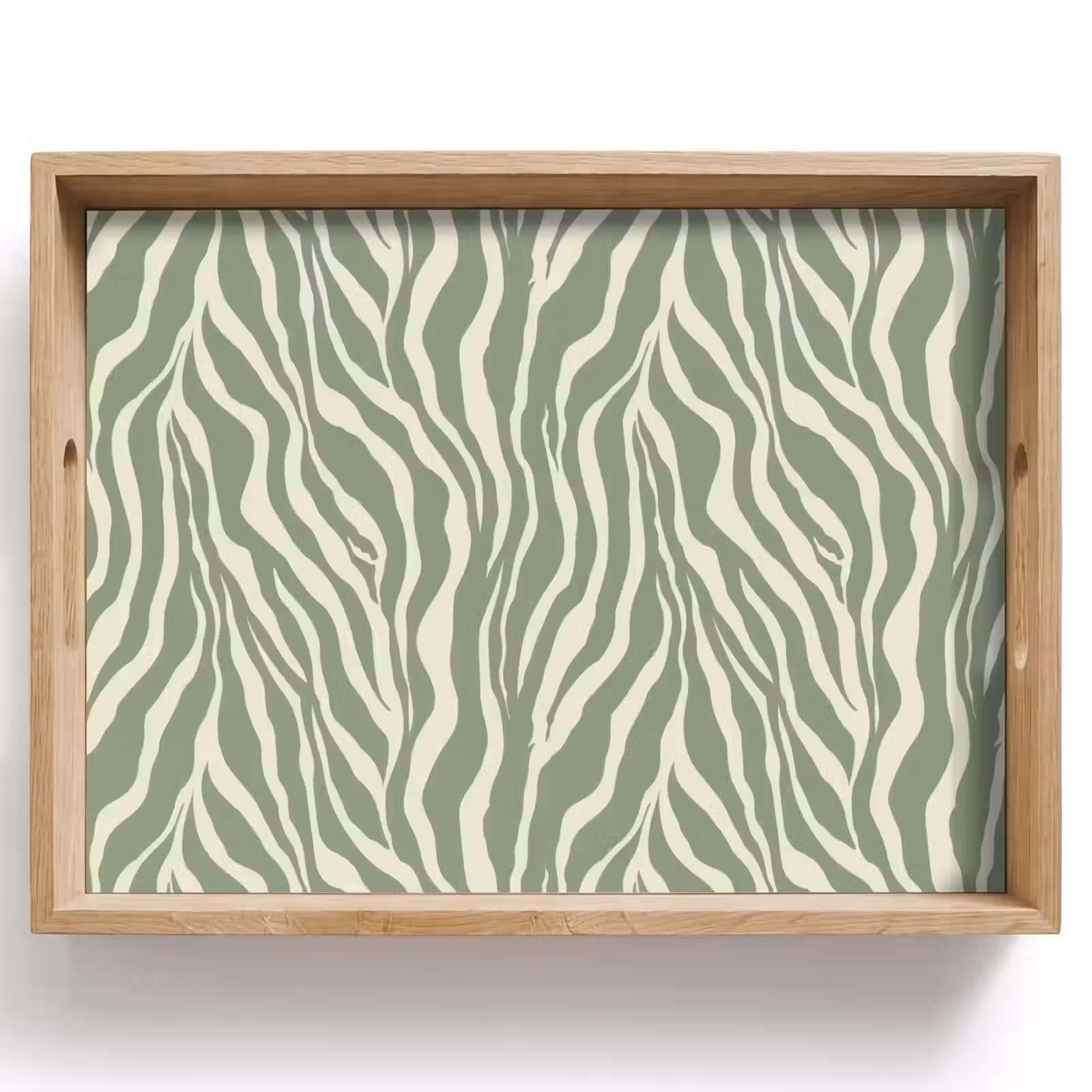 Tablett - Zebra - Motiv - Grün — 1