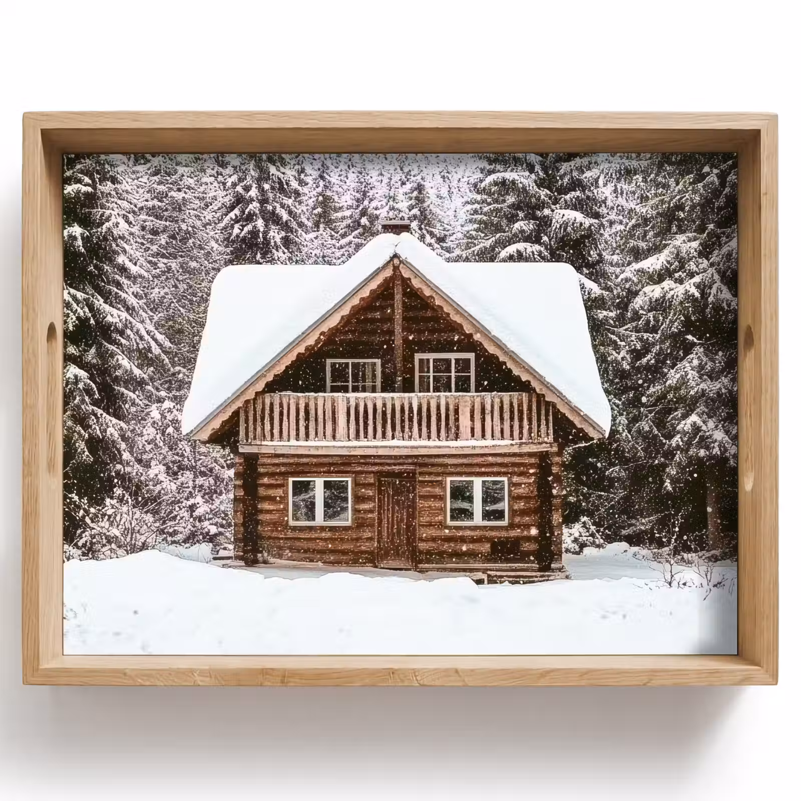 Tablett - Startseite - Wald - Winter - Natur - Schnee — 1