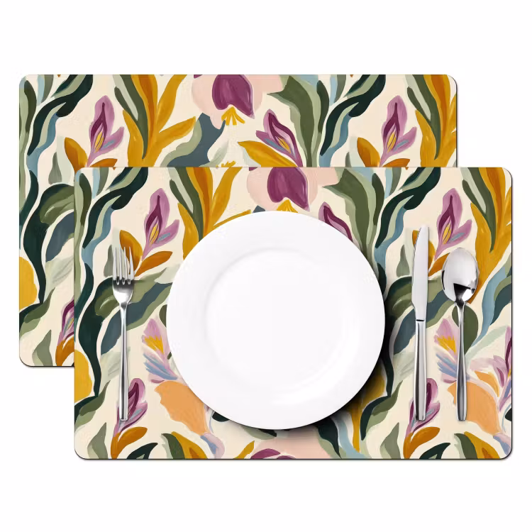 Tischset - 6 Stück - Modern - Abstrakt - Farbenfroh - 6 Stück — 2