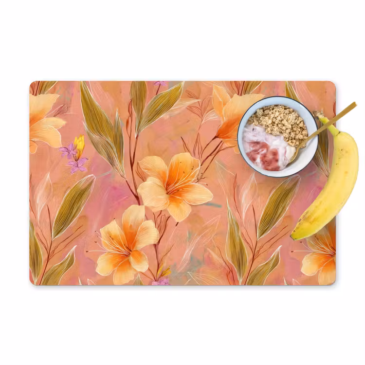Tischset - 6 Stück - Botanisch - Blumig - Farbenfroh - 6 Stück — 1