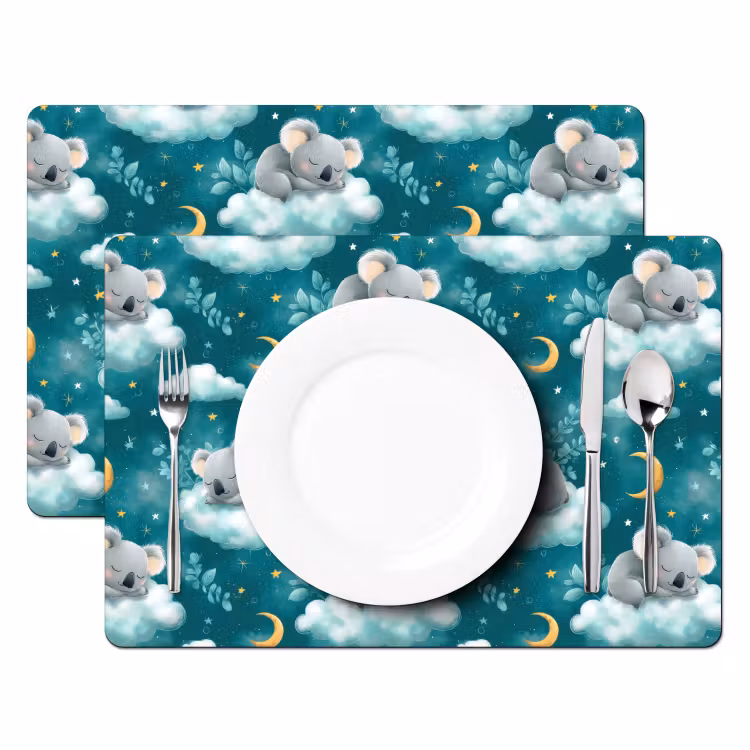 Tischset - 6 Stück - Koalas - Bezaubernd - Blau - 6 Stück — 2