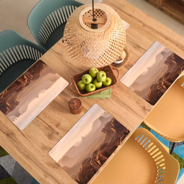 Tischset - 6 Stück - Wüste - Landschaft - Natur - 6 Stück — 3