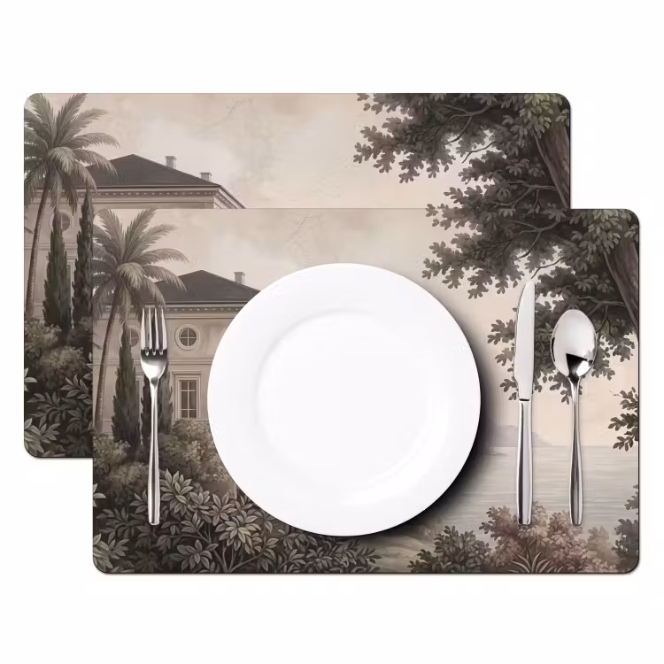Tischset - 6 Stück - Meer - Villa - Beige - 6 Stück — 2