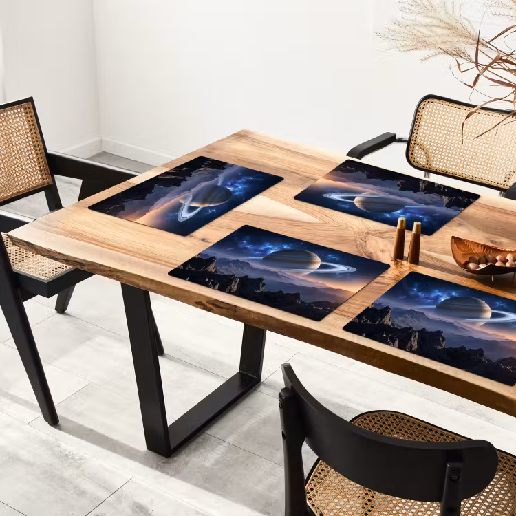 Tischset - 6 Stück - Fantasie - Kosmos - Landschaft - 6 Stück — 4