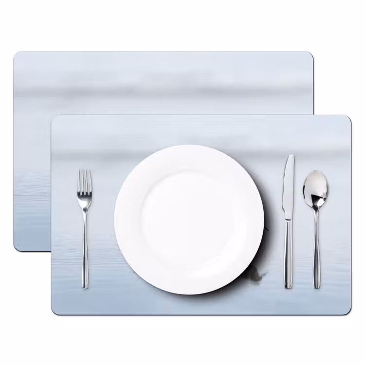 Tischset - 6 Stück - Vögel - Wasser - Grau - 6 Stück — 2