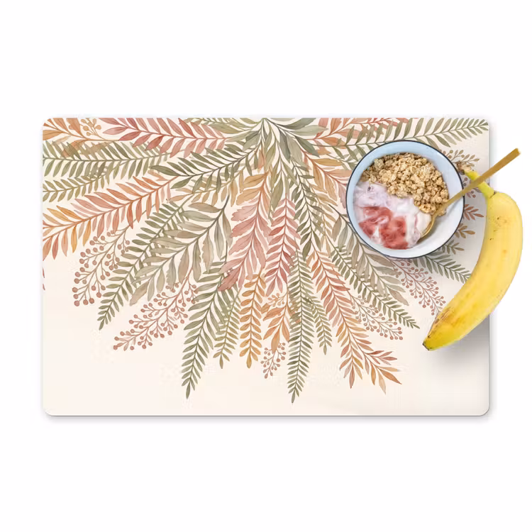 Tischset - 6 Stück - Botanisch - Aquarell - Farbenfroh - 6 Stück — 1