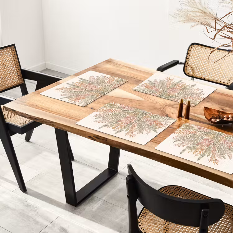 Tischset - 6 Stück - Botanisch - Aquarell - Farbenfroh - 6 Stück — 4