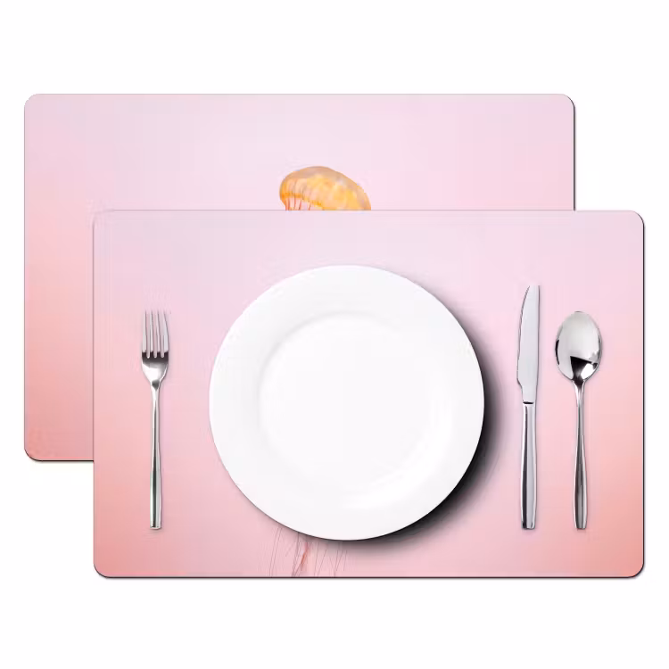Tischset - 6 Stück - Ornate - Qualle - Rosa - 6 Stück — 2