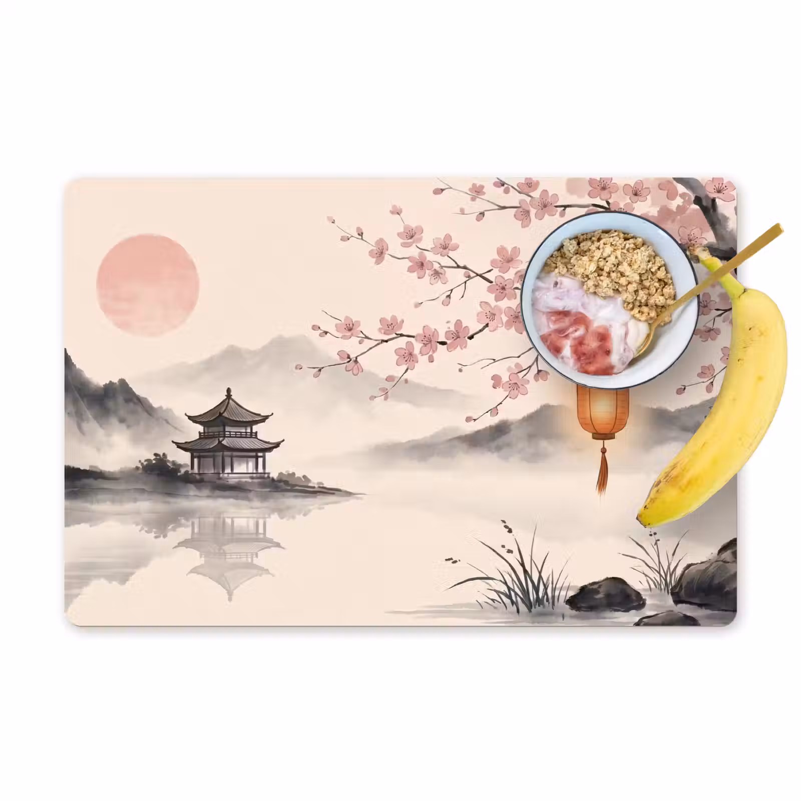 Tischset - 6 Stück - Sonne - Japanisch - Traditionell - 6 Stück — 1