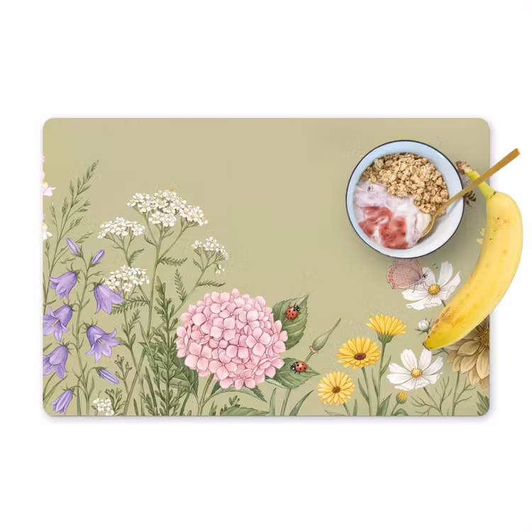 Tischset - 6 Stück - Botanisch - Blumig - Farbenfroh - 6 Stück — 1