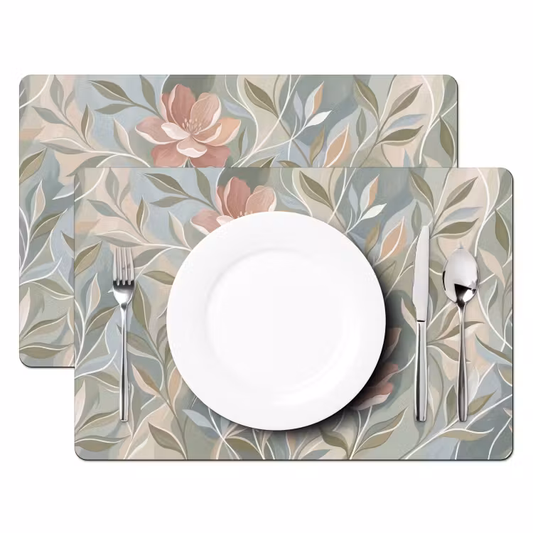 Tischset - 6 Stück - Elegant - Romantisch - Rosa - 6 Stück — 2