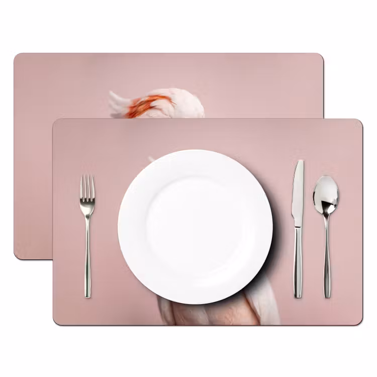 Tischset - 6 Stück - Kakadu - Porträt - Rosa - 6 Stück — 2