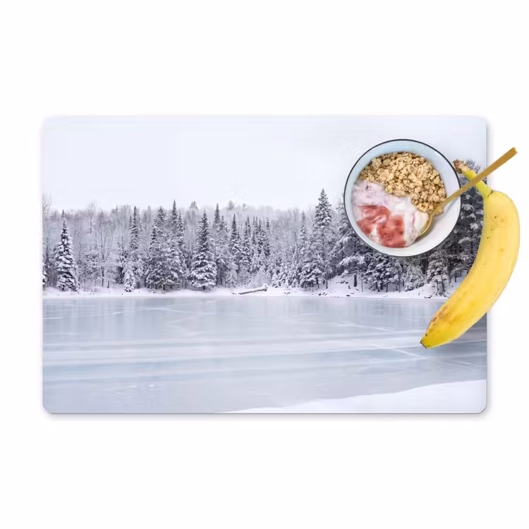 Tischset - 6 Stück - Mehr - Kiefer - Eis - Winter - Beruhigend - 6 Stück — 1