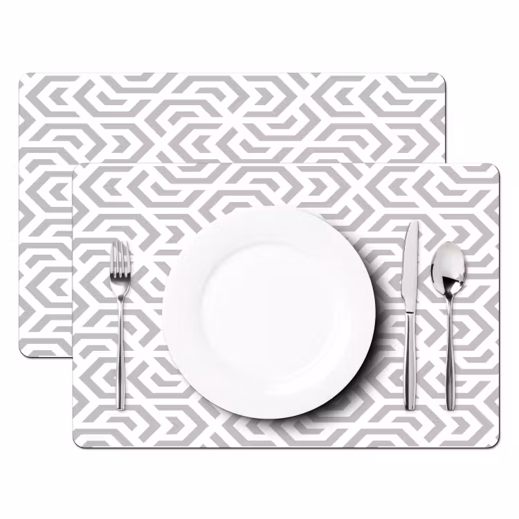 Tischset - 6 Stück - Grafik - Muster - Modern - Sechseck - 6 Stück — 2