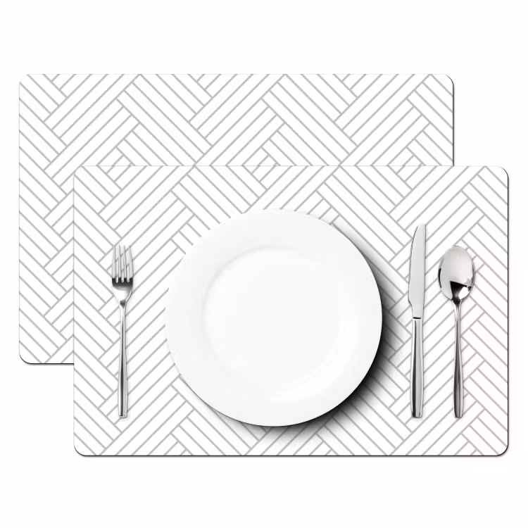 Tischset - 6 Stück - Grafisch - Gemustert - Modern - Gewebt - 6 Stück — 2