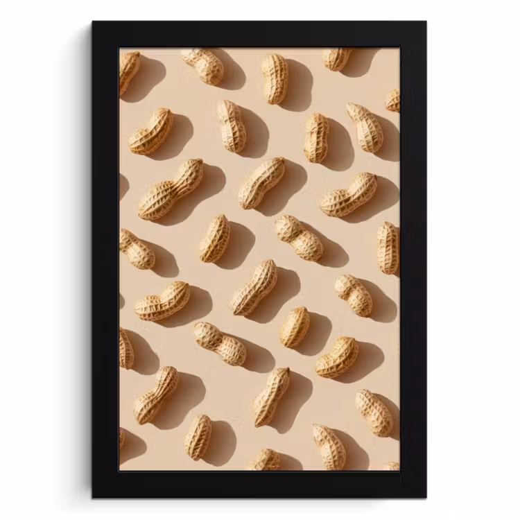 Bilder mit Rahmen - Peanuts - Muster - Beige — 1