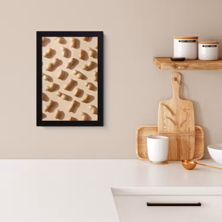Bilder mit Rahmen - Peanuts - Muster - Beige — 4