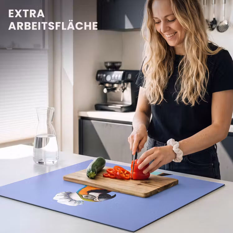 Herdabdeckplatte - Papagei - Kochmütze - Vogel - Schön — 5