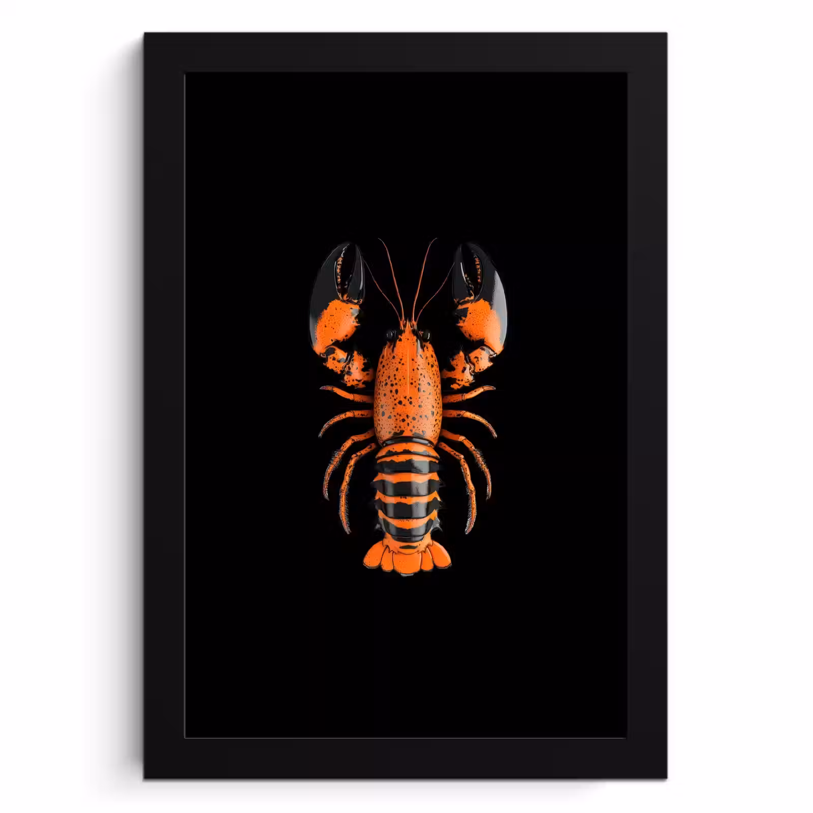 Bilder mit Rahmen - Krebs - Orange - Schwarz - Modern — 1