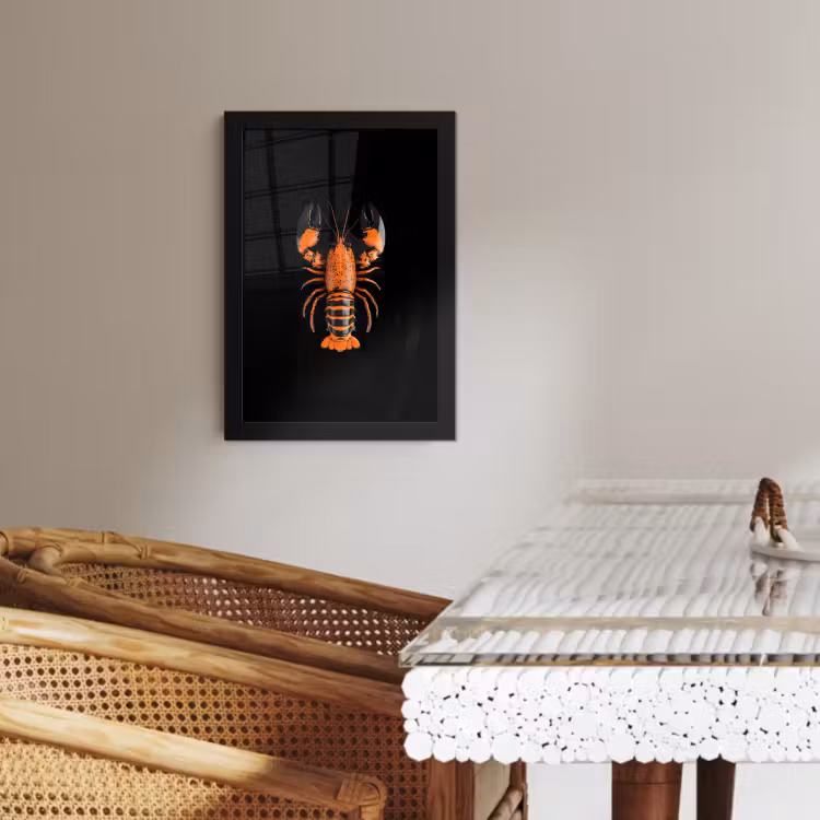 Bilder mit Rahmen - Krebs - Orange - Schwarz - Modern — 4