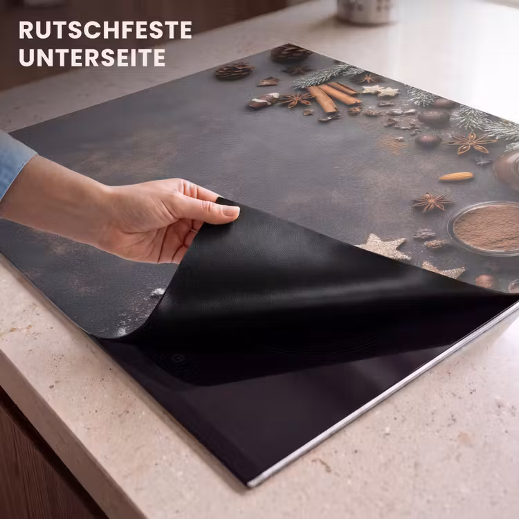 Herdabdeckplatte - Zimt - Weihnachten - Braun - Bronze — 6