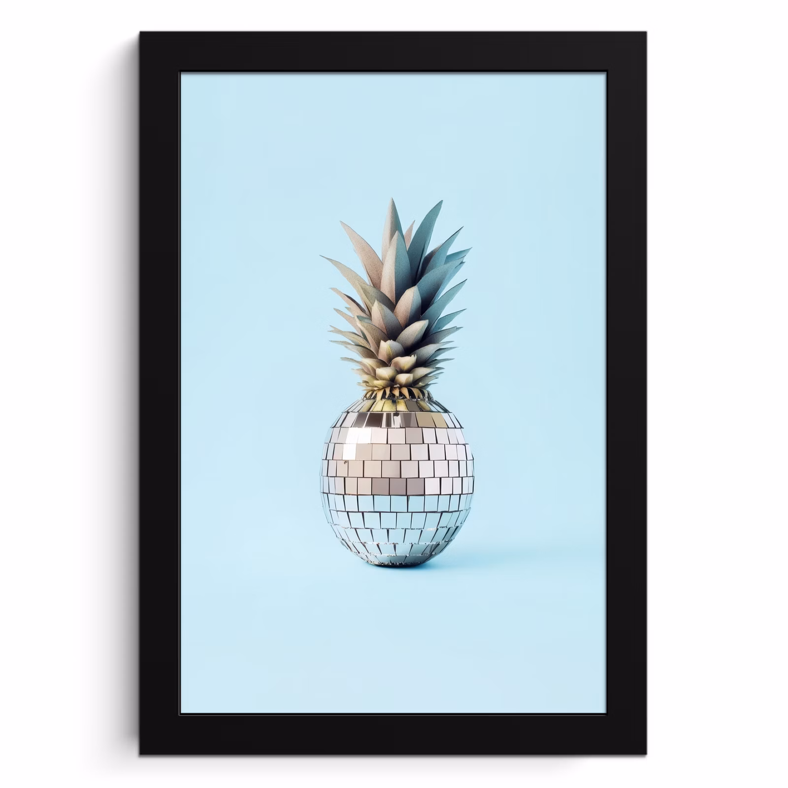 Bilder mit Rahmen - Blau - Ananas - Disco - Discoball — 1