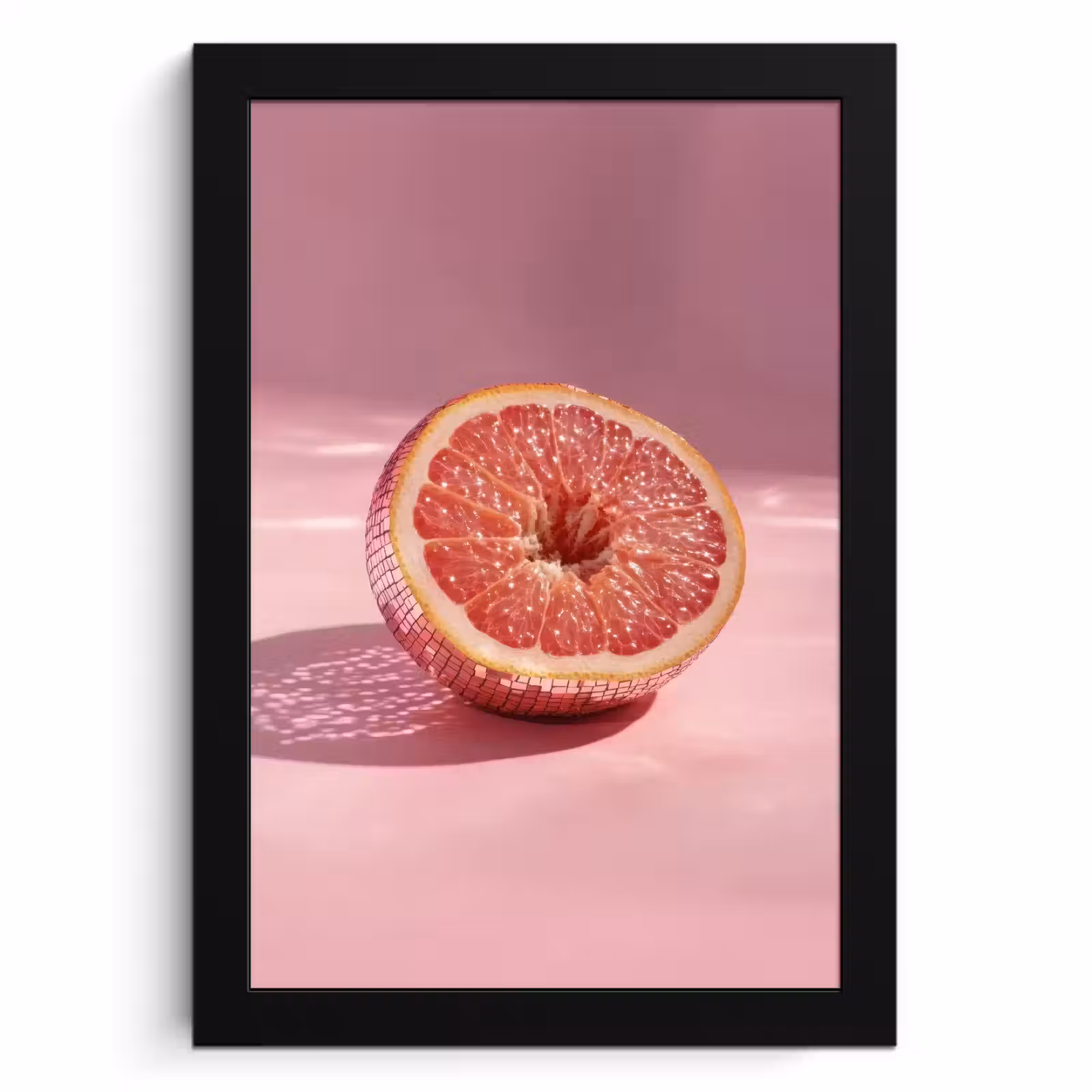Bilder mit Rahmen - Grapefruit - Rosa - Disco - Glänzend — 1