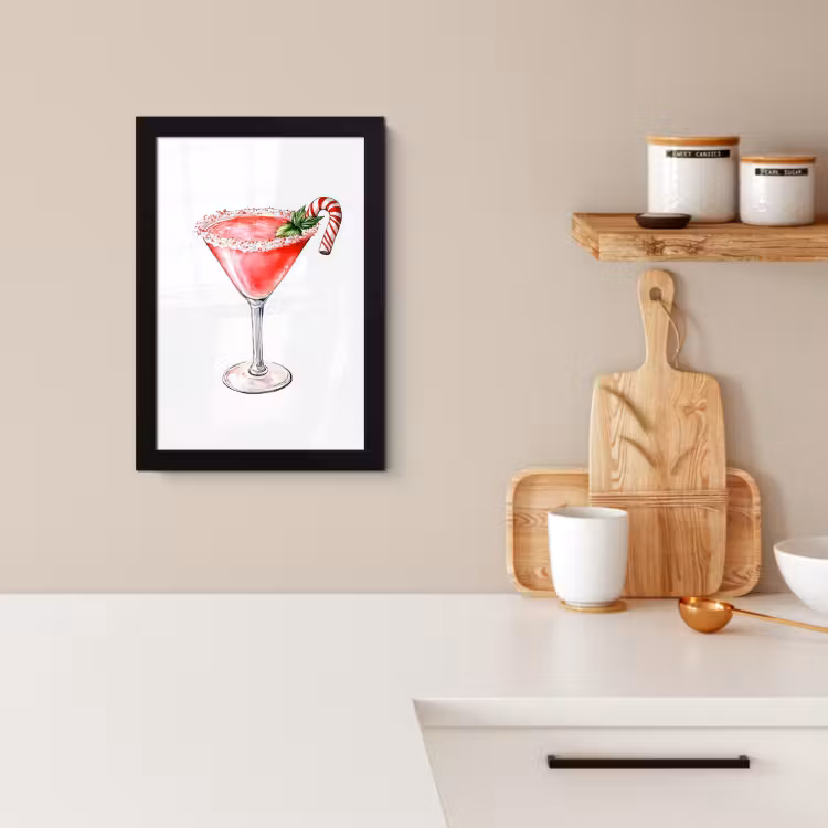 Bilder mit Rahmen - Cocktail - Getränk - Winter - Kunst — 4