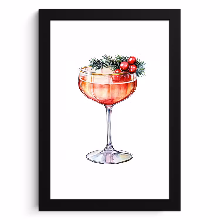 Bilder mit Rahmen - Cocktail - Party - Winter - Dekoration — 1