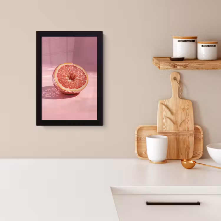 Bilder mit Rahmen - Grapefruit - Rosa - Disco - Glänzend — 2