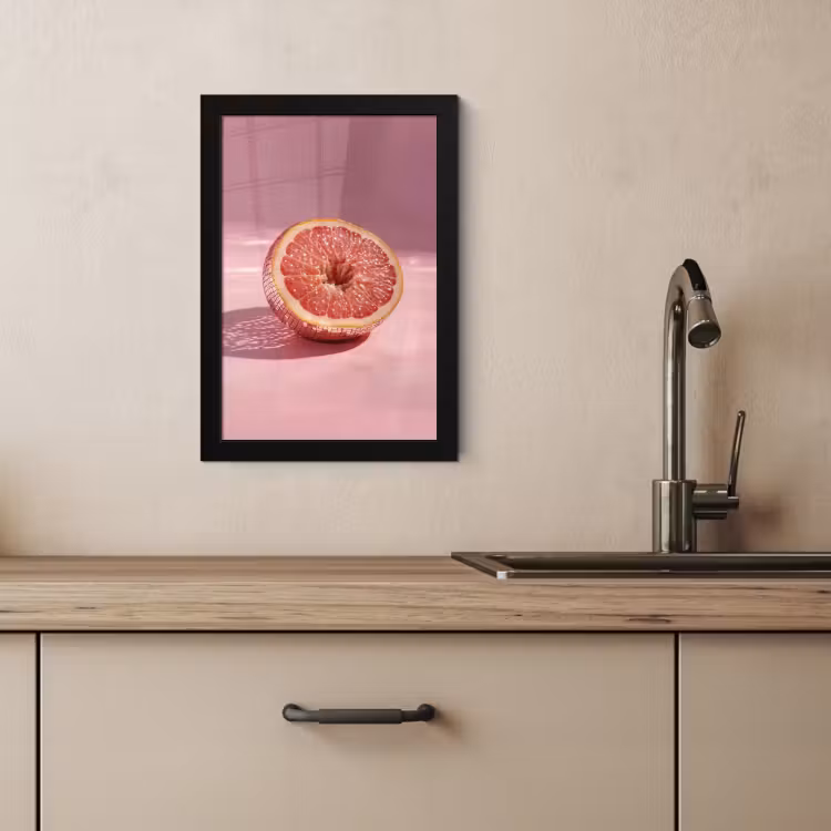 Bilder mit Rahmen - Grapefruit - Rosa - Disco - Glänzend — 3