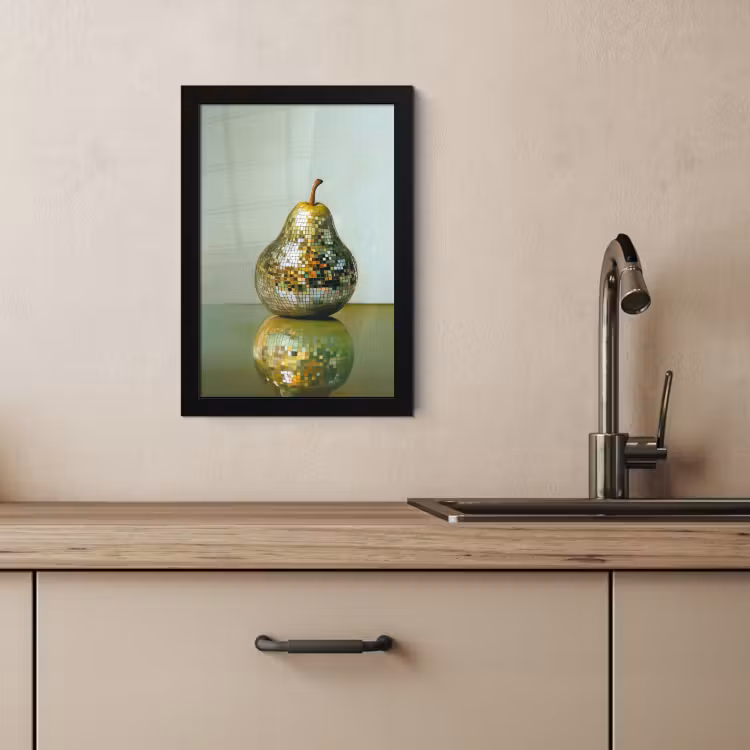 Bilder mit Rahmen - Obst - Disco - Kunst - Glitzer — 2