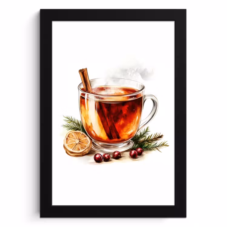 Bilder mit Rahmen - Tee - Warm - Winter - Atmosphäre — 1