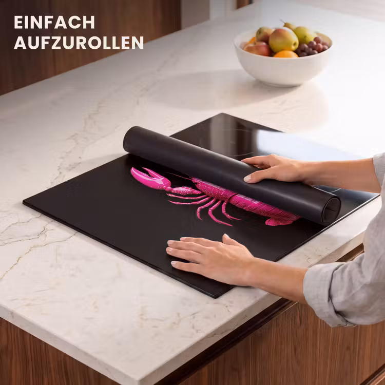 Herdabdeckplatte - Krebs - leuchtend rosa — 7
