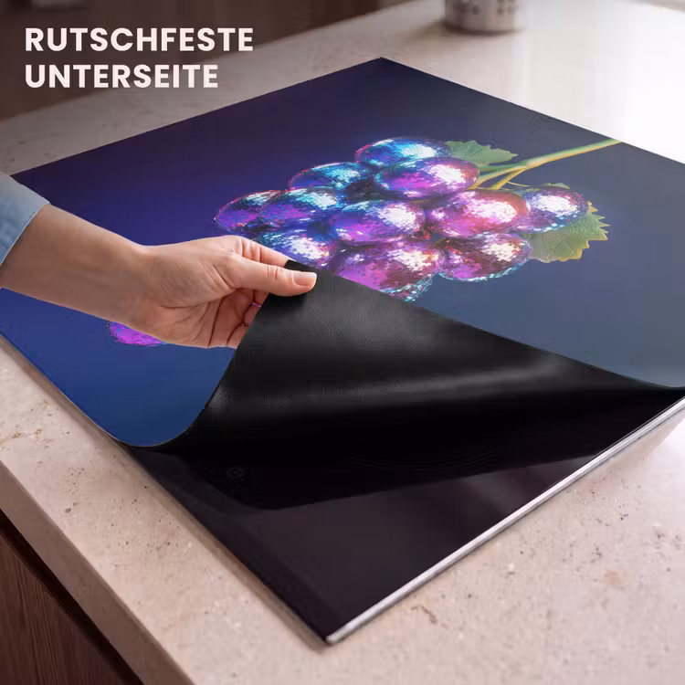 Herdabdeckplatte - Lila - Disco - Party - Weintraube — 6
