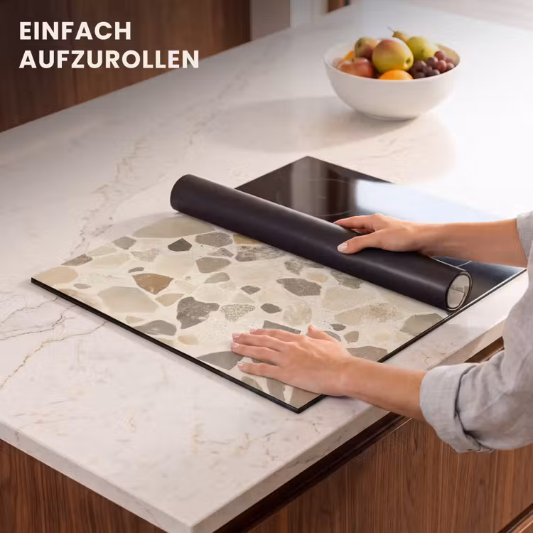 Herdabdeckplatte - Steine - Terrazzo - Dekoration - Kacheln — 7