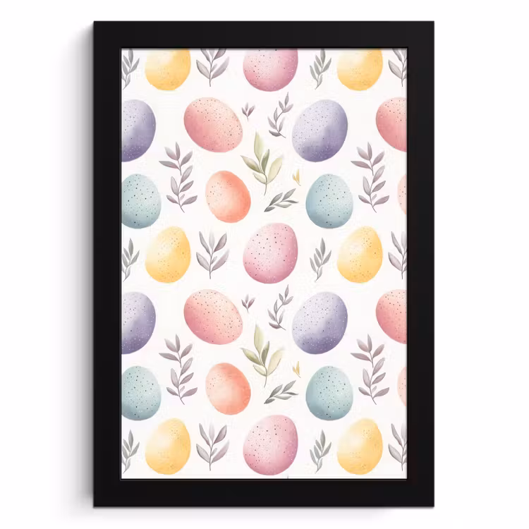 Bilder mit Rahme - Eier - Bunt - Muster — 1
