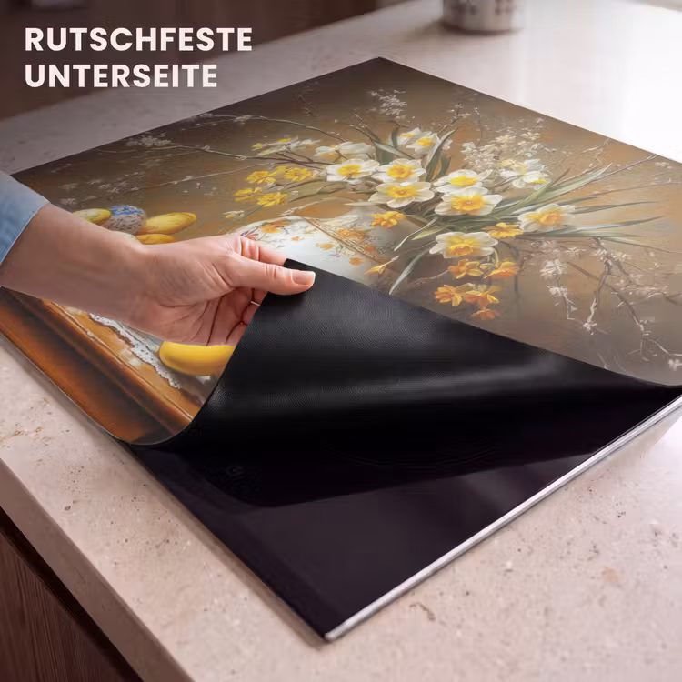 Herdabdeckplatte - Ostereier - Stillleben - Vase — 6
