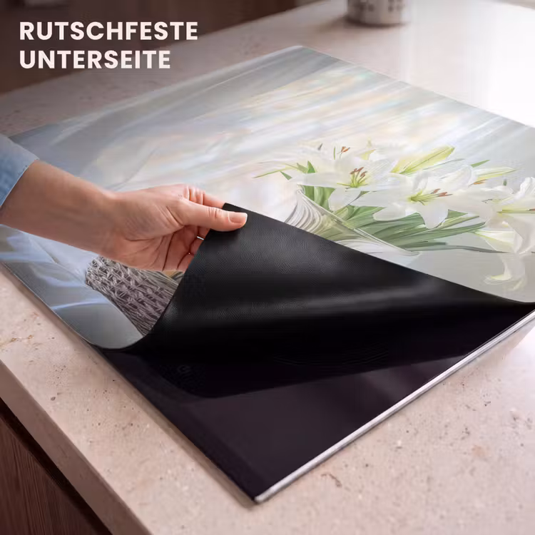 Herdabdeckplatte - Vase - Eier - Blumen — 6