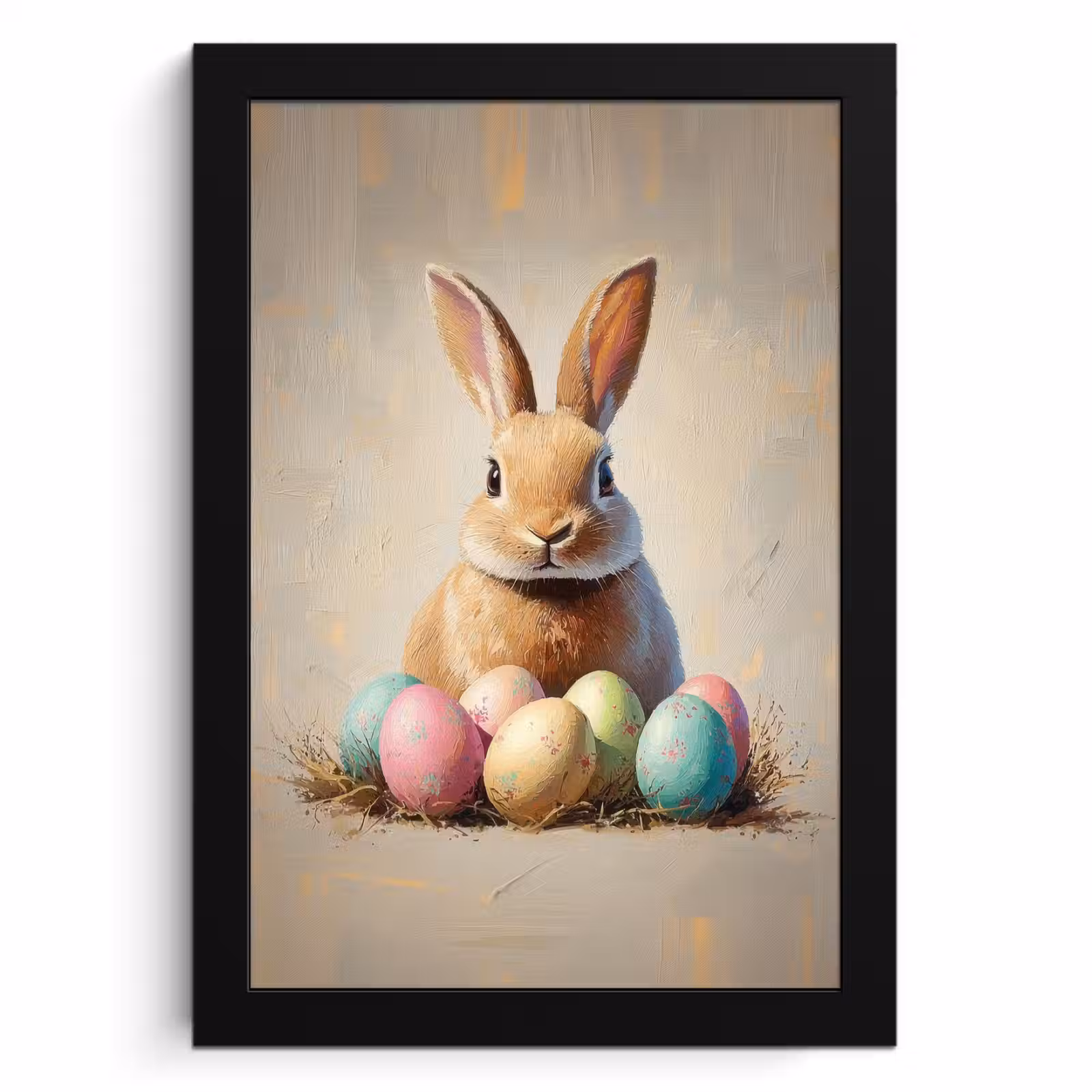 Bilder mit Rahme - Osterhase - Pastell - Eier — 1