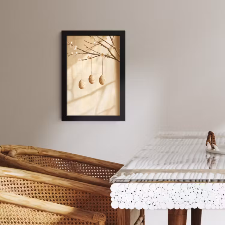 Bilder mit Rahme - Beige - Osterkuchen - Eier — 2