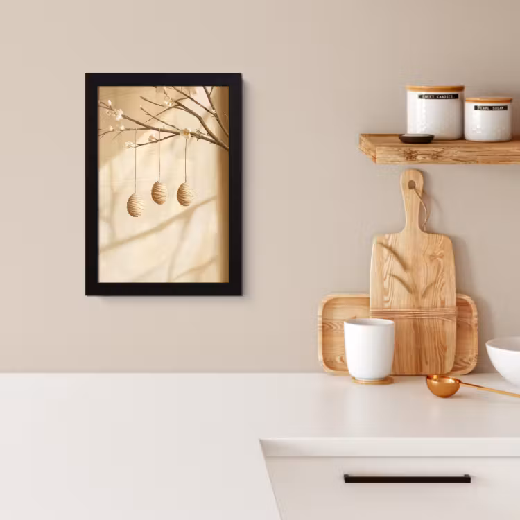 Bilder mit Rahme - Beige - Osterkuchen - Eier — 4