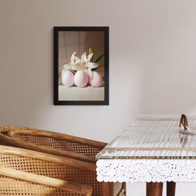 Bilder mit Rahme - Lilien - Eier - Ostern — 4